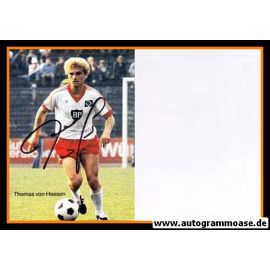 Autogramm Fussball | Hamburger SV | 1982 | Thomas VON HEESEN (Spielszene)
