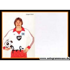 Autogramm Fussball | Hamburger SV | 1980 | J&uuml;rgen GROH