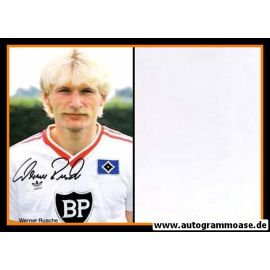 Autogramm Fussball | Hamburger SV | 1985 | Werner RUSCHE