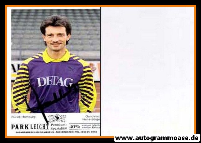 Autogramm Fussball | FC Homburg | 1990 | Hans-Jürgen GUNDELACH