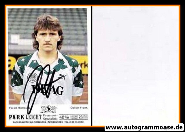 Autogramm Fussball | FC Homburg | 1990 | Frank OCKERT
