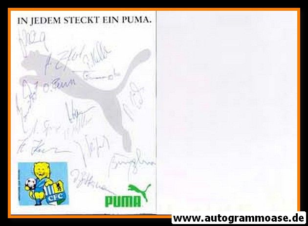 Autogramme Fussball | Chemnitzer FC | 1991 + 15 AG