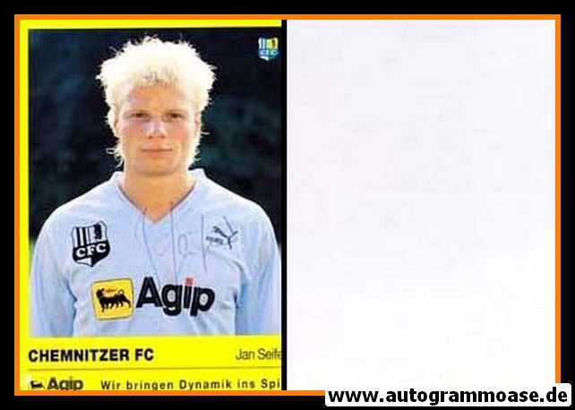 Autogramm Fussball | Chemnitzer FC | 1992 | Jan SEIFERT