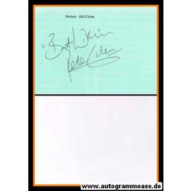 Autograph Fussball | England | Peter SHILTON