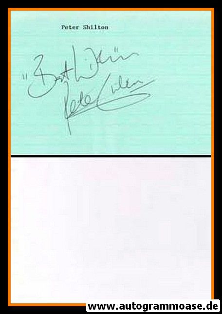 Autograph Fussball | England | Peter SHILTON