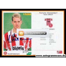 Autogramm Fussball | Fortuna Düsseldorf | 1996 | Harald KATEMANN