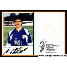 Autogramm Fussball | FC Carl Zeiss Jena | 1991 | Matthias WENTZEL