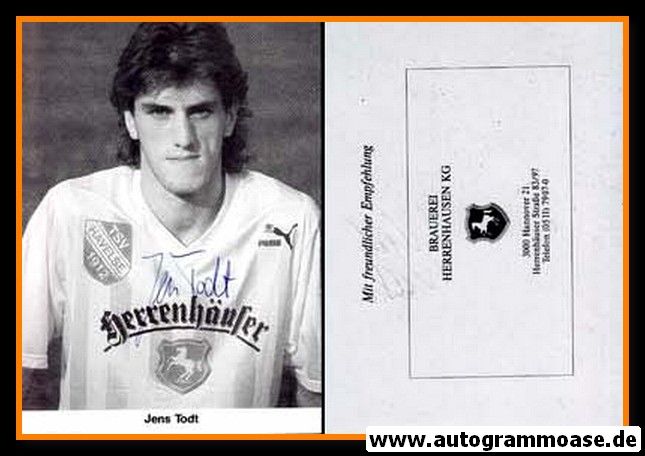 Autogramm Fussball | TSV Havelse | 1990 | Jens TODT