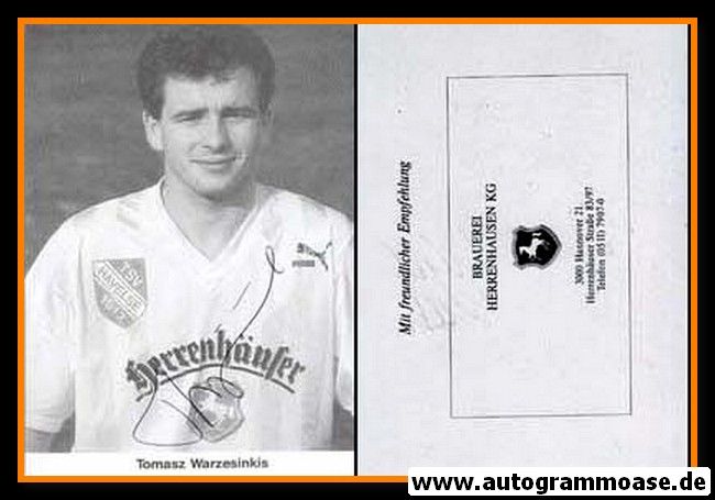 Autogramm Fussball | TSV Havelse | 1990 | Tomasz WARZESINKIS