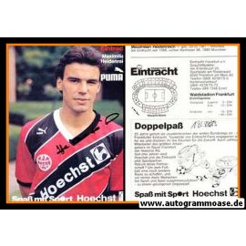 Autogramm Fussball | Eintracht Frankfurt | 1988 | Maximilian HEIDENREICH