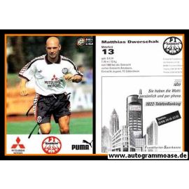 Autogramm Fussball | Eintracht Frankfurt | 1996 | Matthias DWORSCHAK