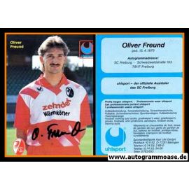 Autogramm Fussball | SC Freiburg | 1993-1 | Oliver FREUND