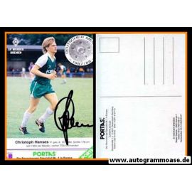 Autogramm Fussball | SV Werder Bremen | 1988 | Christoph HANSES