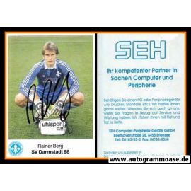Autogramm Fussball | SV Darmstadt 98 | 1989 | Rainer BERG
