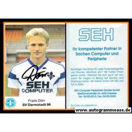 Autogramm Fussball | SV Darmstadt 98 | 1989 | Frank DÖRR