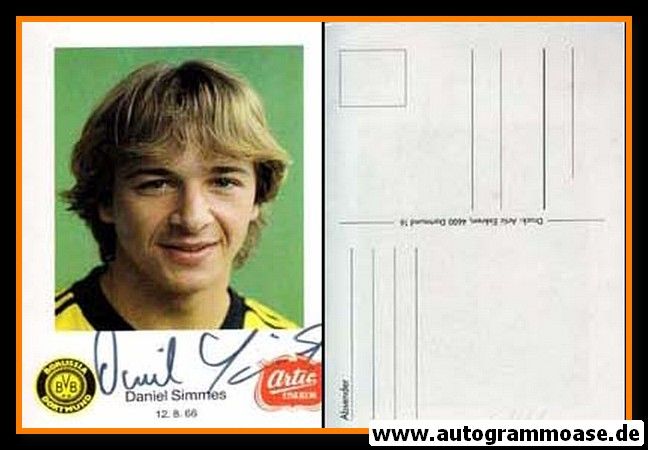 Autogramm Fussball | Borussia Dortmund | 1983 | Daniel SIMMES