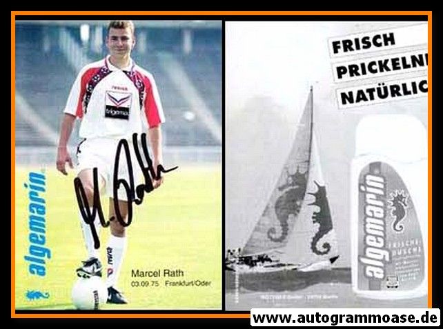 Autogramm Fussball | Hertha BSC Berlin | 1995 | Marcel RATH