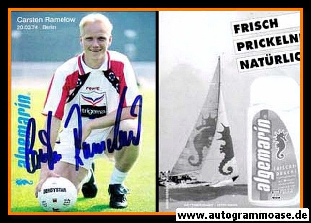 Autogramm Fussball | Hertha BSC Berlin | 1995 | Carsten RAMELOW