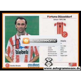 Autogramm Fussball | Fortuna Düsseldorf | 1997 | Darko DRAZIC