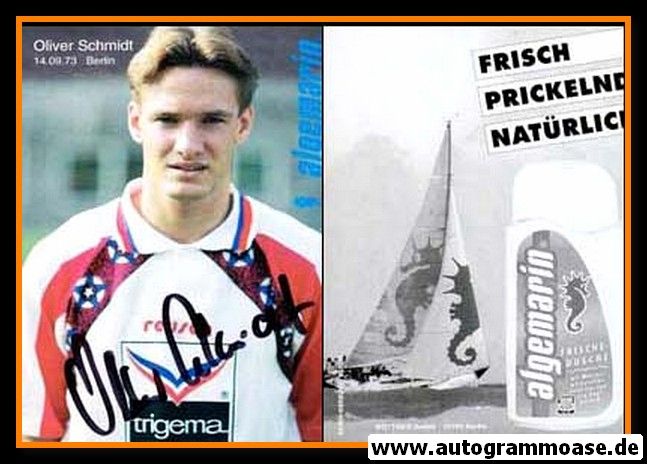 Autogramm Fussball | Hertha BSC Berlin | 1995 | Oliver SCHMIDT