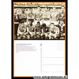 Mannschaftskarte Fussball | Brasilien | 1958 WM Retro (Spiel Schweden)