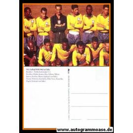 Mannschaftskarte Fussball | Brasilien | 1962 WM Retro (Spiel Tschechien)