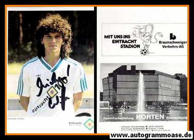 Autogramm Fussball | Eintracht Braunschweig | 1989 | Michael WILKE