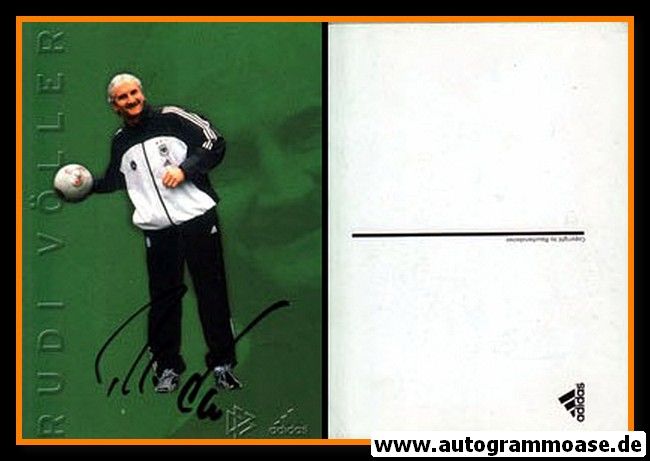 Autogramm Fussball | DFB | 2002 Adidas | Rudi VÖLLER