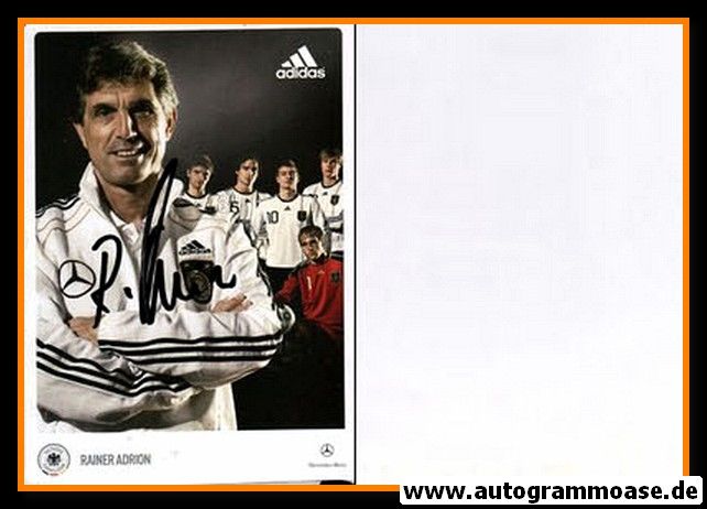 Autogramm Fussball | DFB | 2010er Adidas | Rainer ADRION