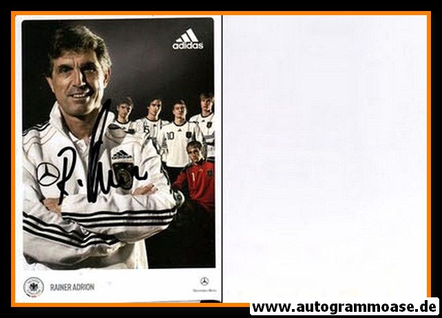 Autogramm Fussball | DFB | 2010er Adidas | Rainer ADRION (Collage Color)