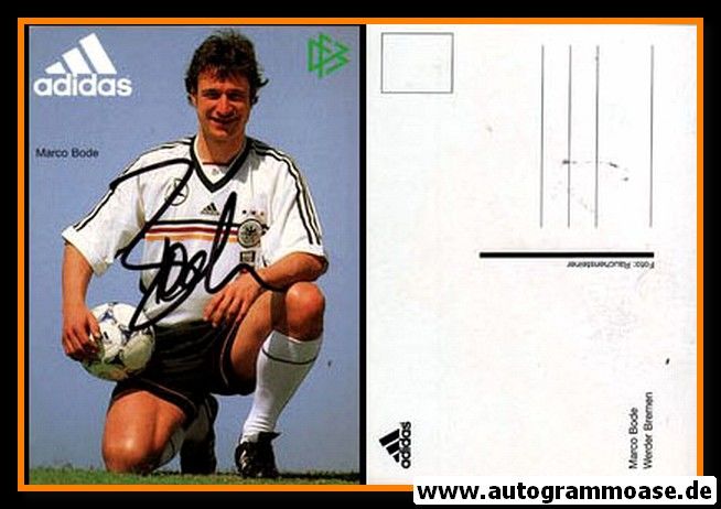 Autogramm Fussball | DFB | 1998 Adidas | Marco BODE