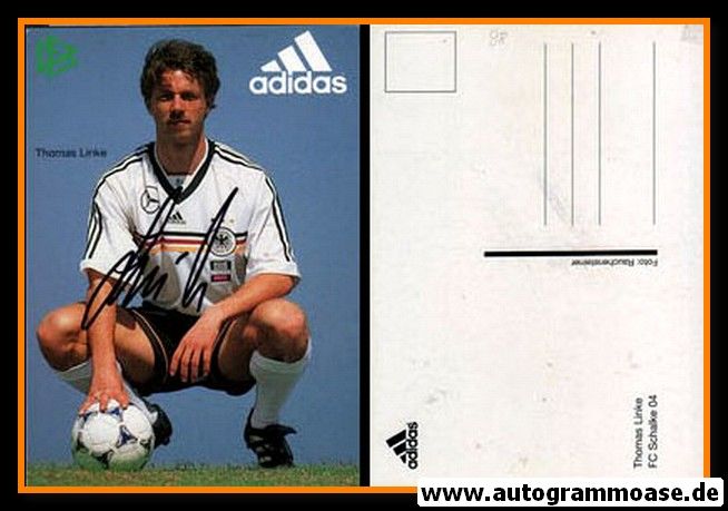 Autogramm Fussball | DFB | 1998 Adidas | Thomas LINKE