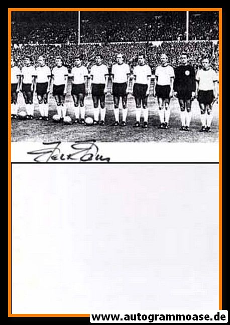 Mannschaftsbild Fussball | DFB | 1966 WM + AG Helmut HALLER