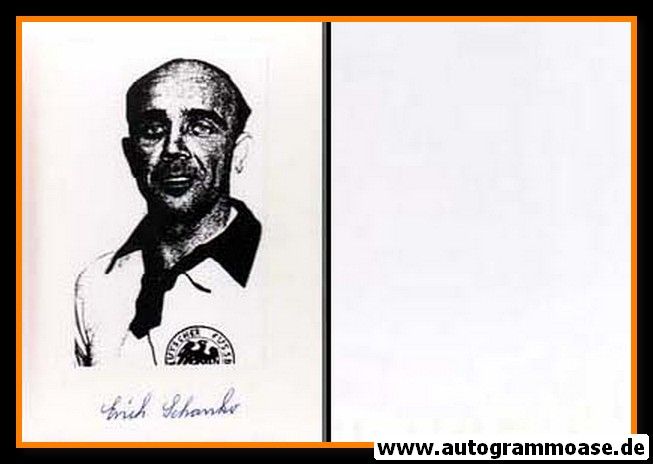 Autogramm Fussball | DFB | 1950er | Erich SCHANKO (Portrait SW)