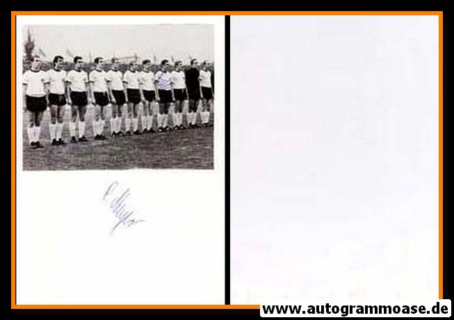 Mannschaftsbild Fussball | DFB | 1967 + AG Peter MEYER (Spiel Albanien)