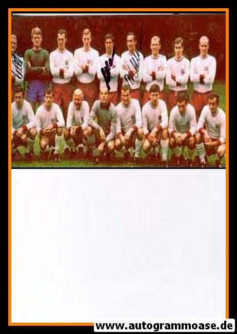 Mannschaftsfoto Fussball | FC Bayern München | 1969 + 3 AG (Müller, Ohlhauser, Olk)