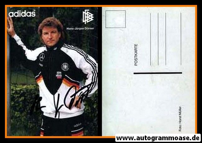 Autogramm Fussball | DFB | 1994 Adidas | Hans-Jürgen DÖRNER