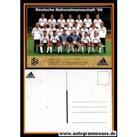 Mannschaftskarte Fussball | DFB | 1999 Adidas 