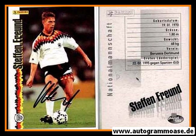 Autogramm Fussball | DFB | 1996 Panini | Steffen FREUND