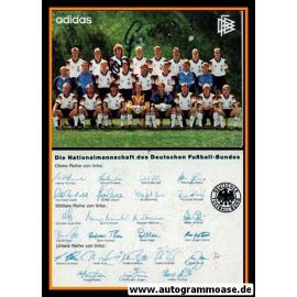 Mannschaftskarte Fussball | DFB | 1992 Adidas + 2 AG Effenberg + Schulz)