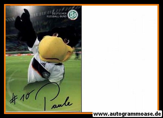 Autogrammkarte Fussball | DFB | 2000er | PAULE (Maskottchen)
