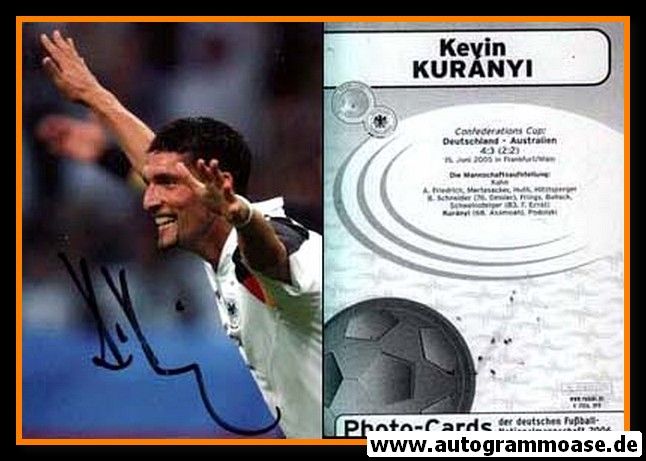 Autogramm Fussball | DFB | 2006 Photo-Cards | Kevin KURANYI (Jubelszene)