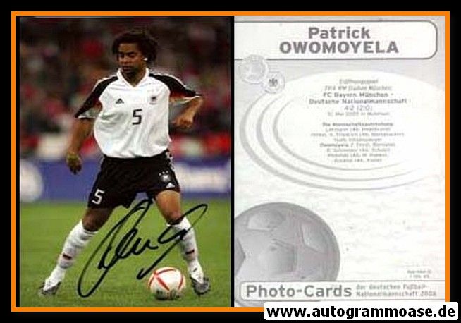 Autogramm Fussball | DFB | 2006 Photo-Cards | Patrick OWOMOYELA (Spielszene)