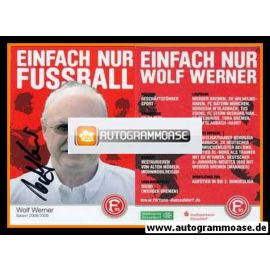 Autogramm Fussball | Fortuna Düsseldorf | 2008 | Wolf WERNER