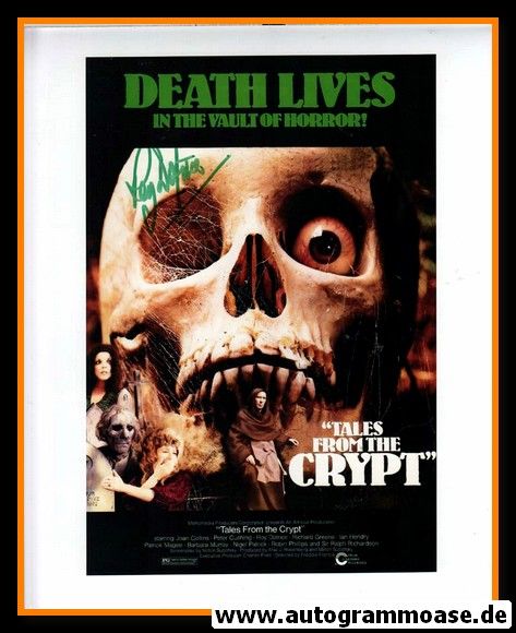 Autogramm Film (UK) | Roy DOTRICE | 1972 Foto "Tales From The Crypt"
