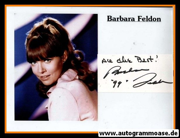 Autogramm Film (USA) | Barbara FELDON | Index Card + Foto