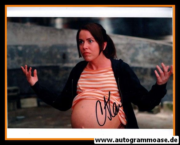 Autogramm Film (USA) | Crista FLANAGAN | 2008 Foto "Disaster"