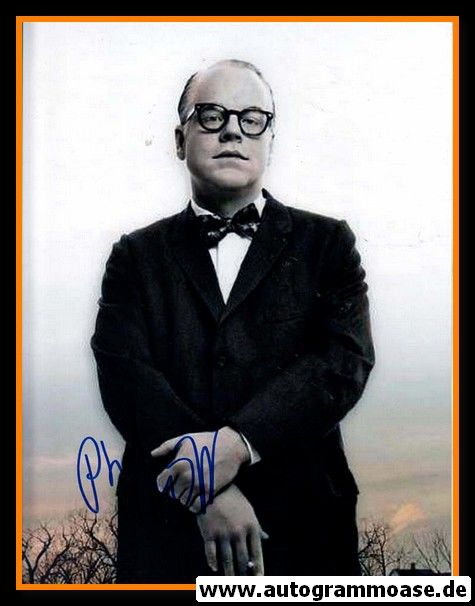 Autogramm Film (USA) | Philip Seymour HOFFMAN | 2005 Foto "Capote"