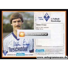 Autogramm Fussball | SV Waldhof Mannheim | 1983 | Stefan KNAPP