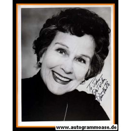 Autogramm Film (USA) | Kim HUNTER | 1990er Foto (Portrait SW)